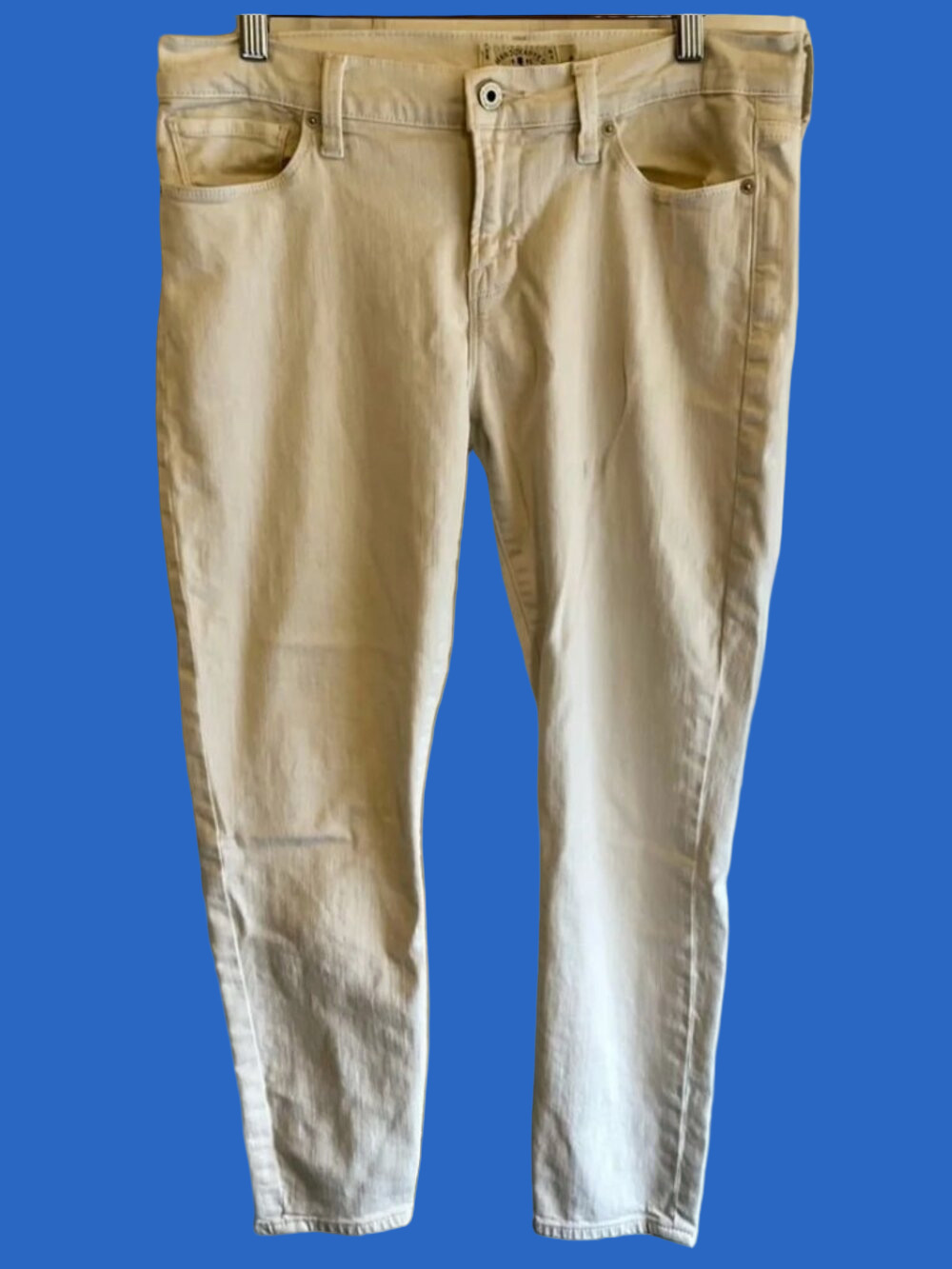 Lucky Brand White Brooke Ankle Skinny Jeans